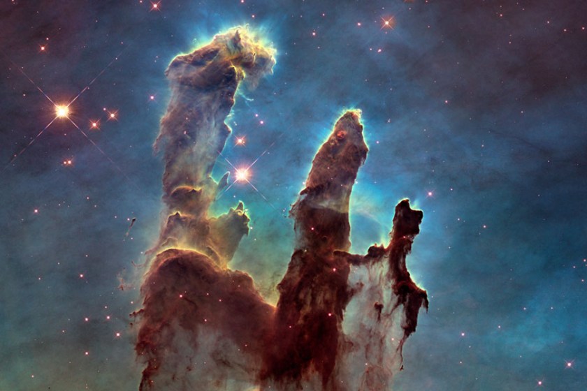 New view of the Pillars of Creation — visible